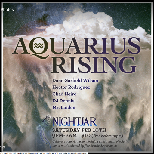 Aquarius Rising (Dj Dennis set) Feb 10, 2018