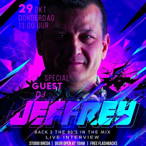 Live Interview DJ Jeffrey + 80's Mix Bij Dit Is Holland Radio