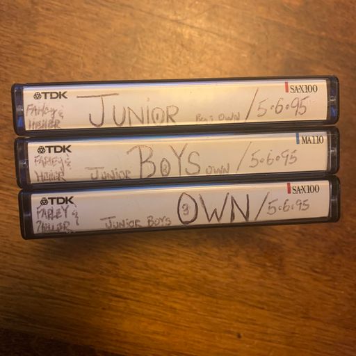 DJ Kressi / Junior Boys Own - Live @ Simons 5-6-95 Tape 3