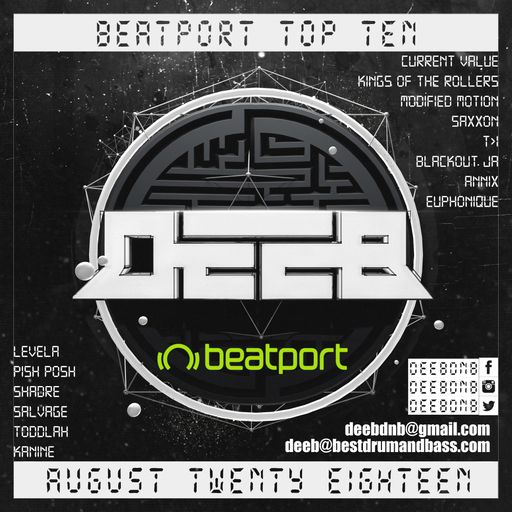 Beatport Top Ten Promotional Mix By @deebdnb (August 2018) #beatport
