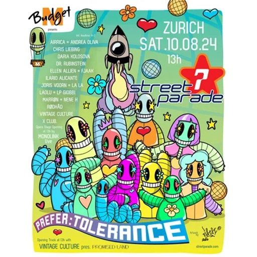 Chris Liebing at Street Parade - "Prefer : Tolerance" (Zürich-Switzerland) - 10 August 2024