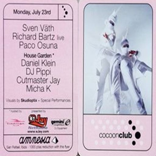 Richard Bartz LIVE at "Cocoon Club" @ Amnesia (San Rafael - Ibiza) - 23 July 2001