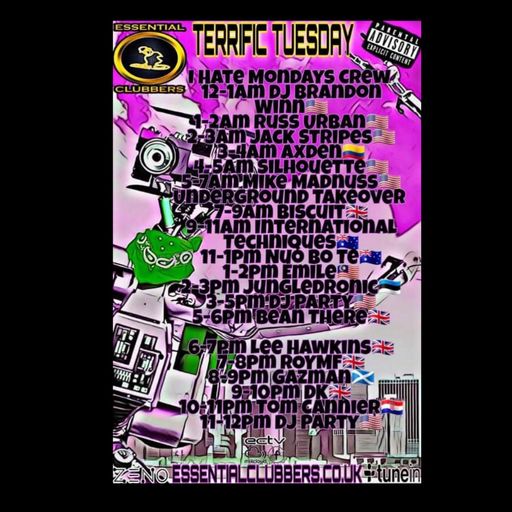 Biscuit- Underground Takeover Tuesday- Techno- Live on Essential Clubbers Radio 25.012022