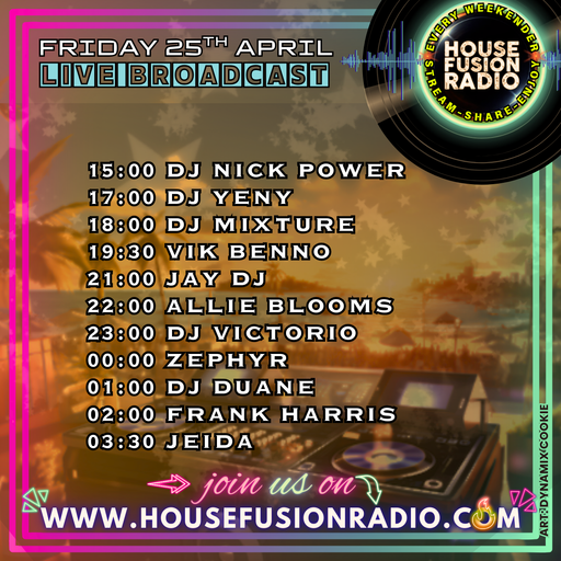 House Fusion Radio "Midnight Vibes #40" Apr. 25th, '25