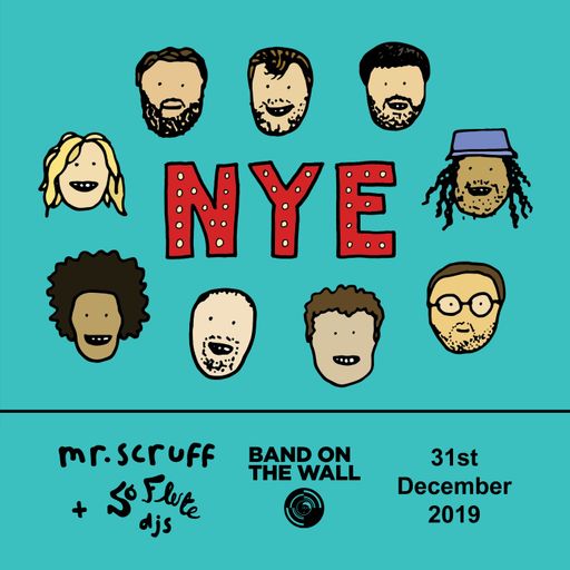 KIU meets So Flute NYE: Main Room with Mr. Scruff, Danuka, Yadava & MC Kwasi