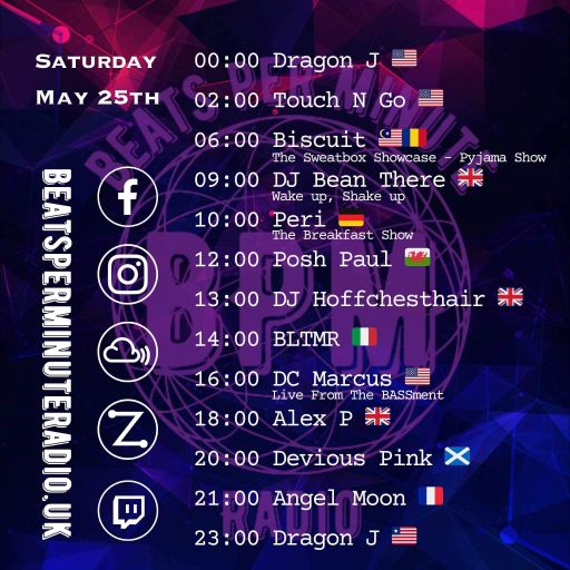 Biscuit-Saturday Pajama Show-Live on Beats Per Minute Radio 25.5.2024