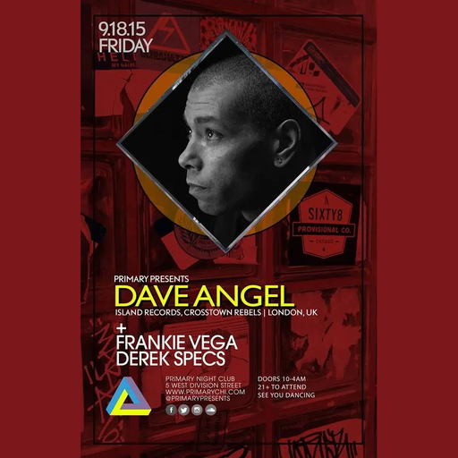 Dave Angel at Primary (Chicago - USA) - 18 September 2015