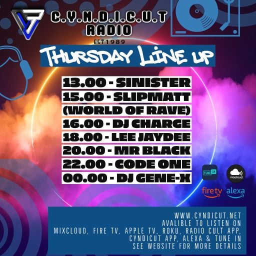 Dj-Sinister - Live On Cyndicut Radio - 18-05-2023