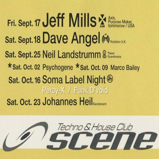 Neil Landstrumm at Scene (Oudenaarde - Belgium) - 25 September 1999