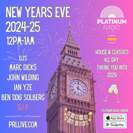 New Years 2024-25 DJ P 4-7pm 31 DEC 2024