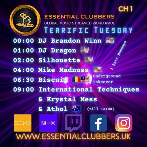 Biscuit-Underground Takeover Tuesday-Techno-Live on Essential Clubbers Radio 28.02.2023
