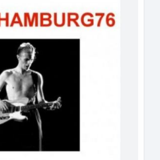 Bowie Live @Congress Center, Hamburg 11 April 1976, Isolar Tour