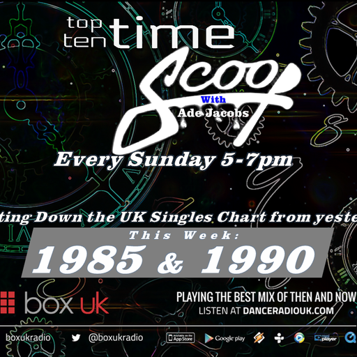 Ade Jacobs - Top 10 Time Scoop 1985 & 1990 - Box UK - 16/12/18