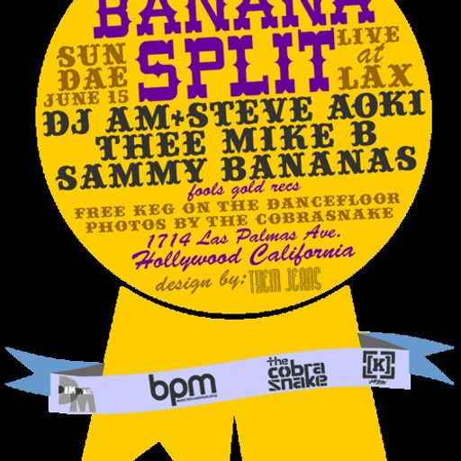 DJ AM at "Banana Split" @ LAX (Los Angeles - USA) - 15 June 2008