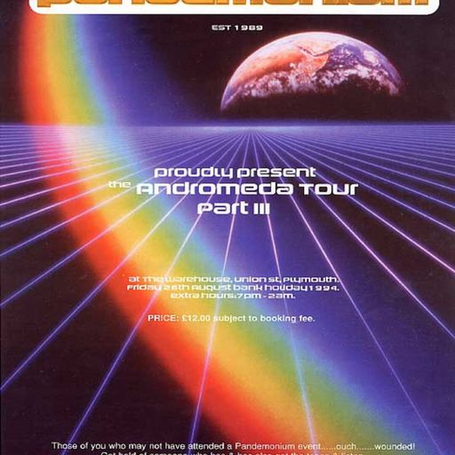 Loftgroover w/ Man Parris - Pandemonium 'Andromeda Tour Part III' - Warehouse, Plymth - 26.8.94