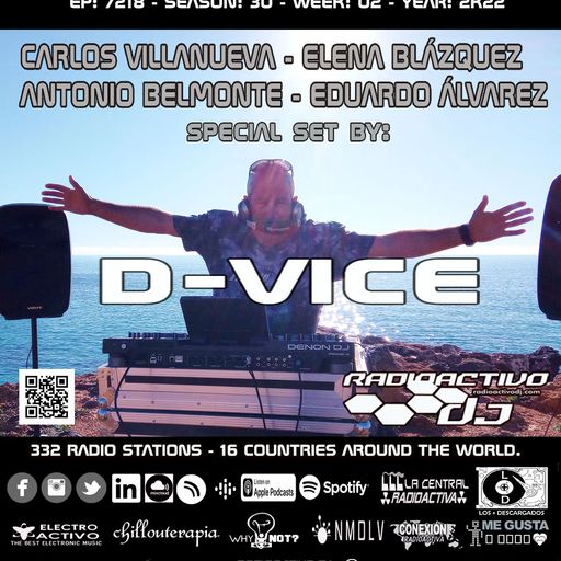 RADIOACTIVO DJ 02-2022 BY CARLOS VILLANUEVA, ELENA BLÁZQUEZ, ANTONIO BELMONTE Y EDUARDO ÁLVAREZ
