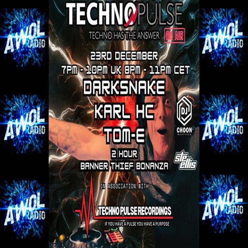 Darksnake Special Hard Techno "Techno Pulse Exclusive Set 30" AWOL Radio 23.12.2024