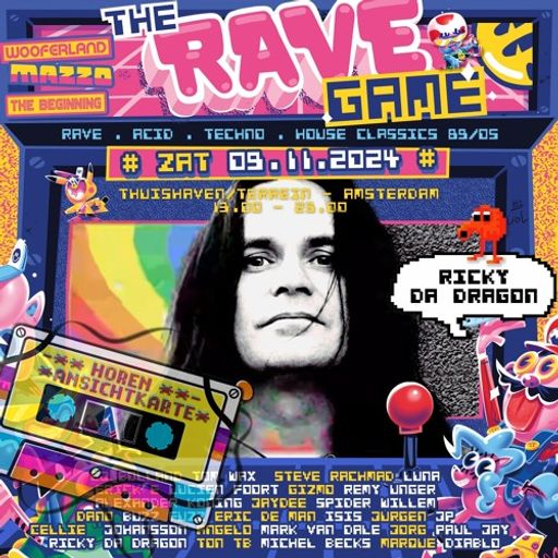 Ricky Da Dragon at "Wooferland x The Rave Game Edition" (Amsterdam-NL) - 9 November 2024
