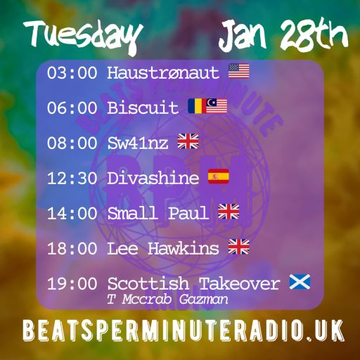 Biscuit- Tuesday Drum and Bass Crunch- Live on Beats Per Minute Radio- 28.1.2025