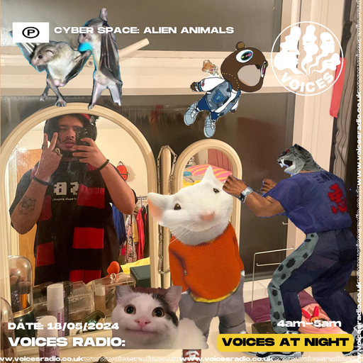 CYBER SPACE: ALIEN ANIMALS wi/ Jonah Hammond & Princess XiXi 17/05/24 - [Voices Radio]