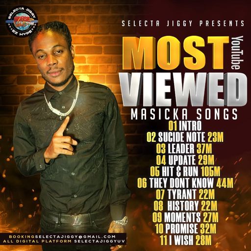 Dancehall Mix 2025, Most Youtube Viewed, Masicka (With Dexta Daps, Shenseea, Stefflon Don)