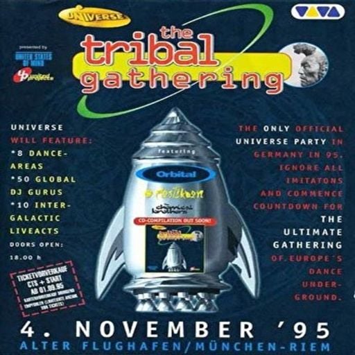 Richie Hawtin & Orbital at "Tribal Gathering" @ Alter Flughafen (München-Germany) - 4 November 1995