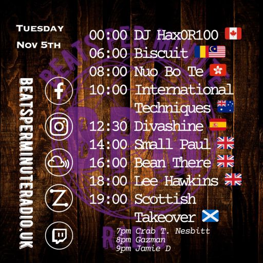 Biscuit- Tuesday Techno Crunch- Live on Beats Per Minute Radio 5.11.2024