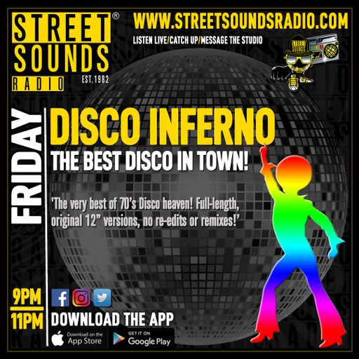 Disco Inferno with the Wingman (Cover Show) on Street Sounds Radio 2100-2300 08/08/2025