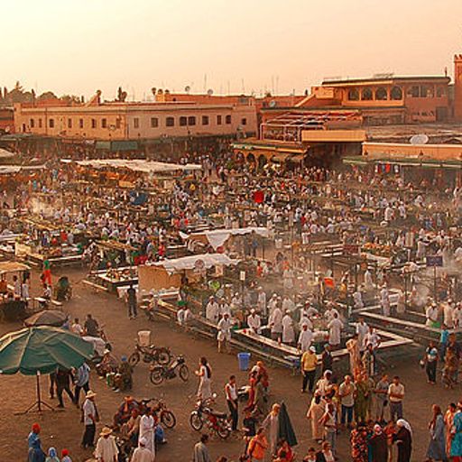 Watching the Sunset on Jmaa el Fna (LiquidLounge)