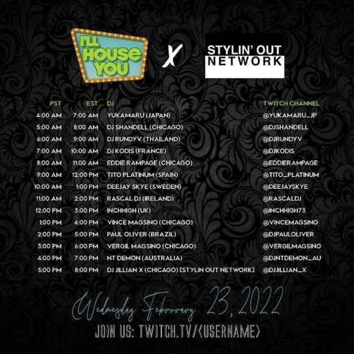 I'll House You x Stylin' Out Network 23rd February 2022