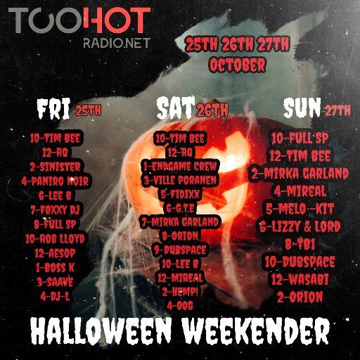 halloween weekender d!-tech