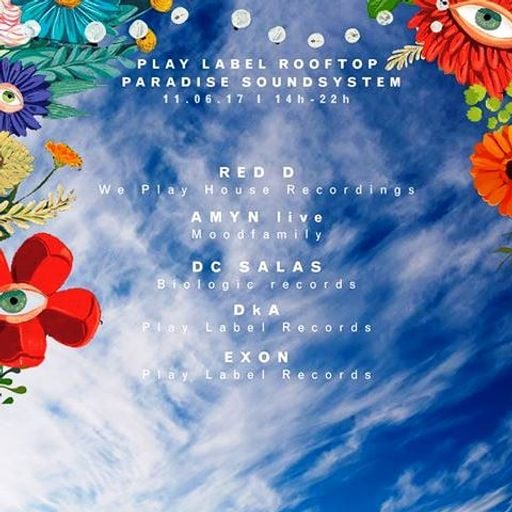 Red D at "Paradise City Soundsystem" @ Play Label Rooftop Bar (Brussel - Belgium) - 11 June 2017