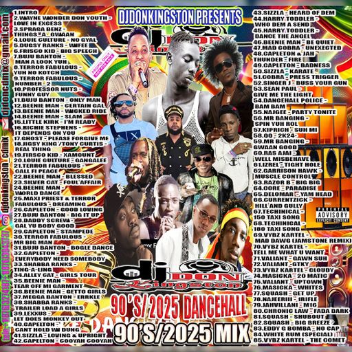 Dancehall Mix 2024, 90's x 2025 Ft Vybz Kartel, Capleton, Sizzla, Beenie Man, Buju Banton