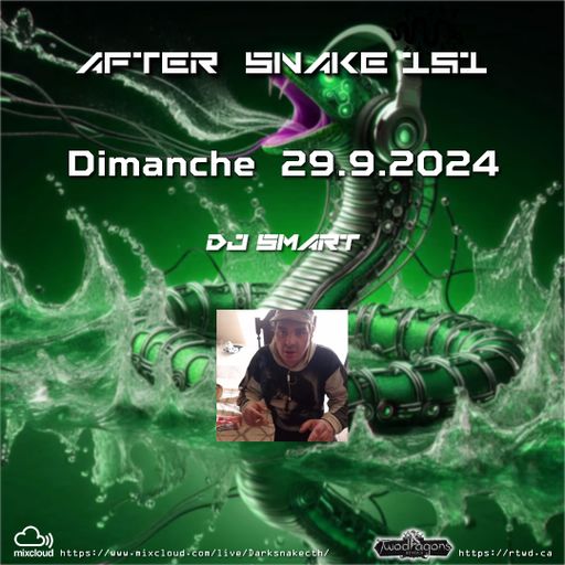 AFTER SNAKE 151 "Guest Mix Techno By DJ Smart" Radio TwoDragons 29.9.2024
