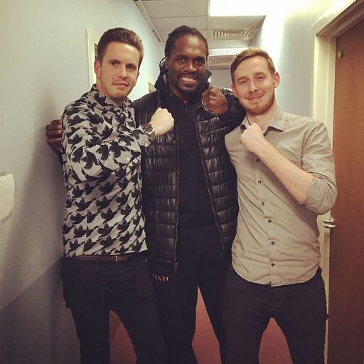 Harry & Andy with Audley Harrison