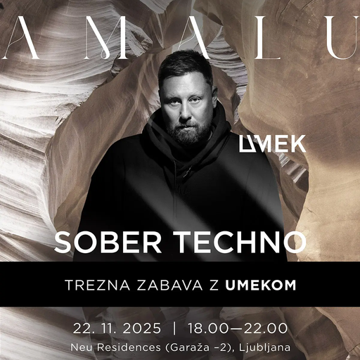 UMEK at "Amalu x Sober Techno" @ Neu Residences (Ljubljana-Slovenia) - 22 November 2025