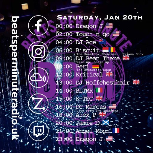 Biscuit-Saturday Pajama Show-Live from Bali for Beats Per Minute Radio 20.1.2024