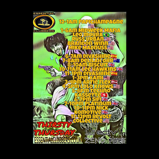 Biscuit- Thirsty Thursday London Edition- Drum and Bass- Live on Essential Clubbers Radio 30.12.2021