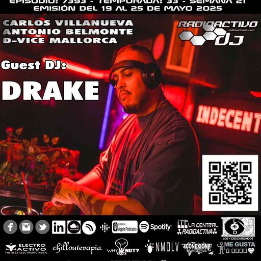 Radioactivo DJ 21-2025 Carlos Villanueva,  Antonio Belmonte & D-Vice Mallorca
