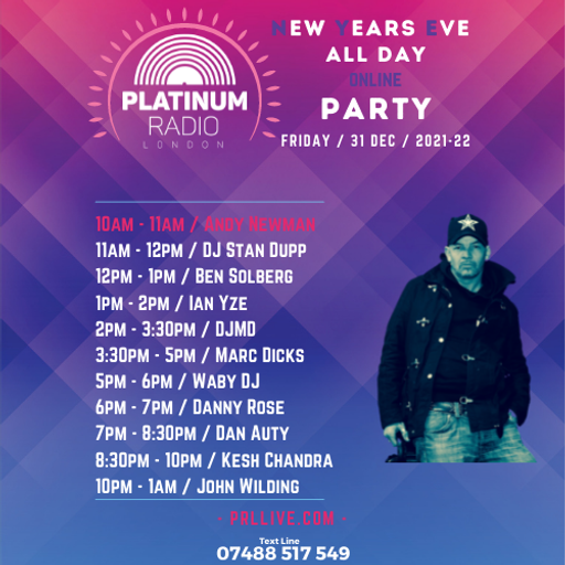 New Years Eve All Dayer 31 DEC 2021