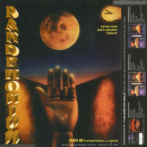 DJ Ratty w/ Ranski - Pandemonium Andromeda 'The Giants of Jungle' - Mr B's - 1.4.95
