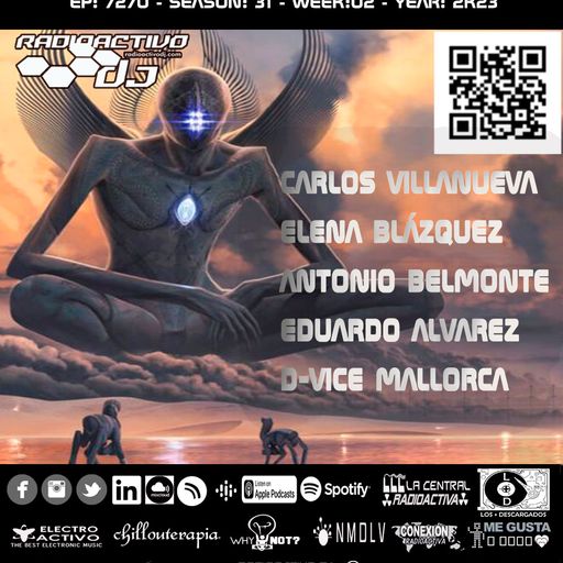RADIOACTIVO DJ 02-2023 BY CARLOS VILLANUEVA, ELENA BLÁZQUEZ, ANTONIO BELMONTE, E. ÁLVAREZ Y D-VICE