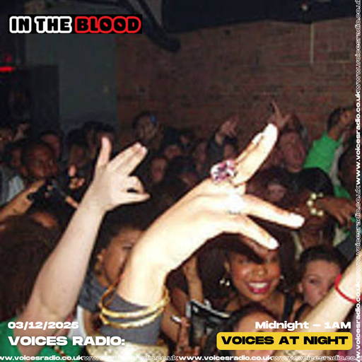 In The Blood - Soulful Jungle DnB - 02/12/25 - Voices Radio