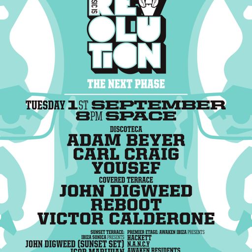 REBOOT - LIVE FROM CARL COX MUSIC IS REVOLUTION AT SPACE IBIZA - 1ST SEPTEMBER 2015 - IBIZA SONICA
