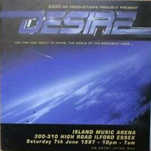 DJ Zinc w/ Skibadee - Desire - Island, Ilford - 7.6.97