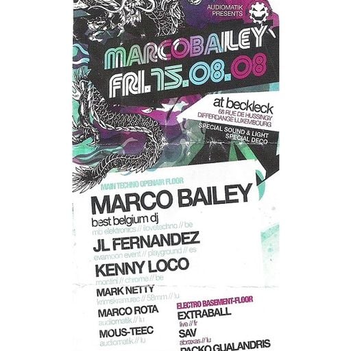 Marco Bailey at Beckleck (Differange-Luxemburg) - 15 August 2008