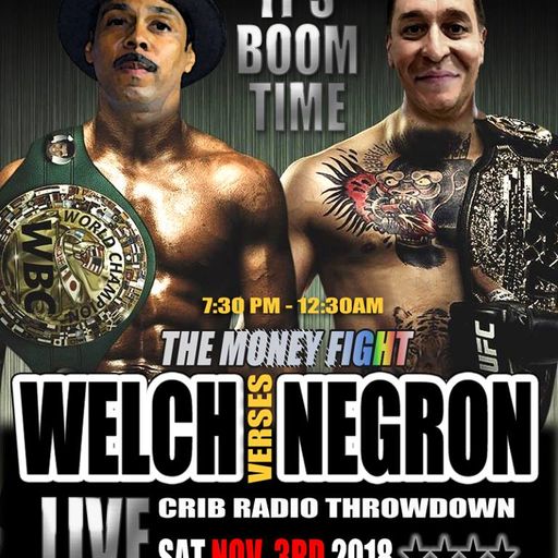 Don Welch & Jay Negron "THROWDOWN MARATHON" on CRIB RADIO - November 3, 2018