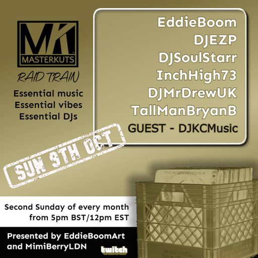MasterKuts Volume 2 presented by MimiBerryLDN and EddieBoom Art -  9th October 2022 Soul Rare Groove