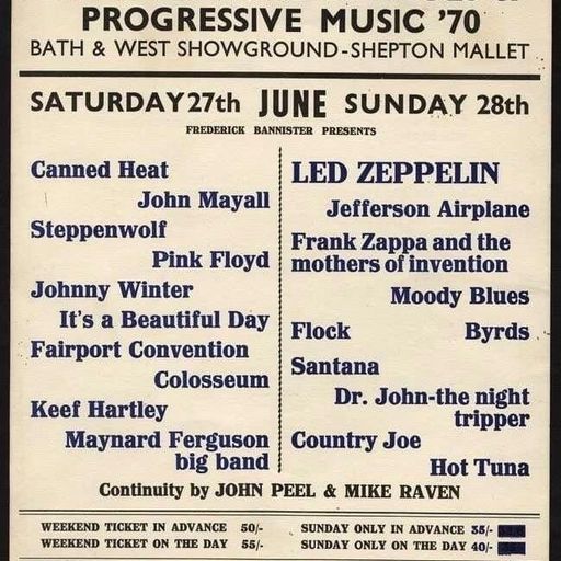 Bath Festival of Blues and Progressive Music '70