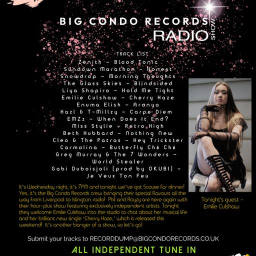 Big Condo Records Radio Show – Emilie Culshaw (19/11/2025)